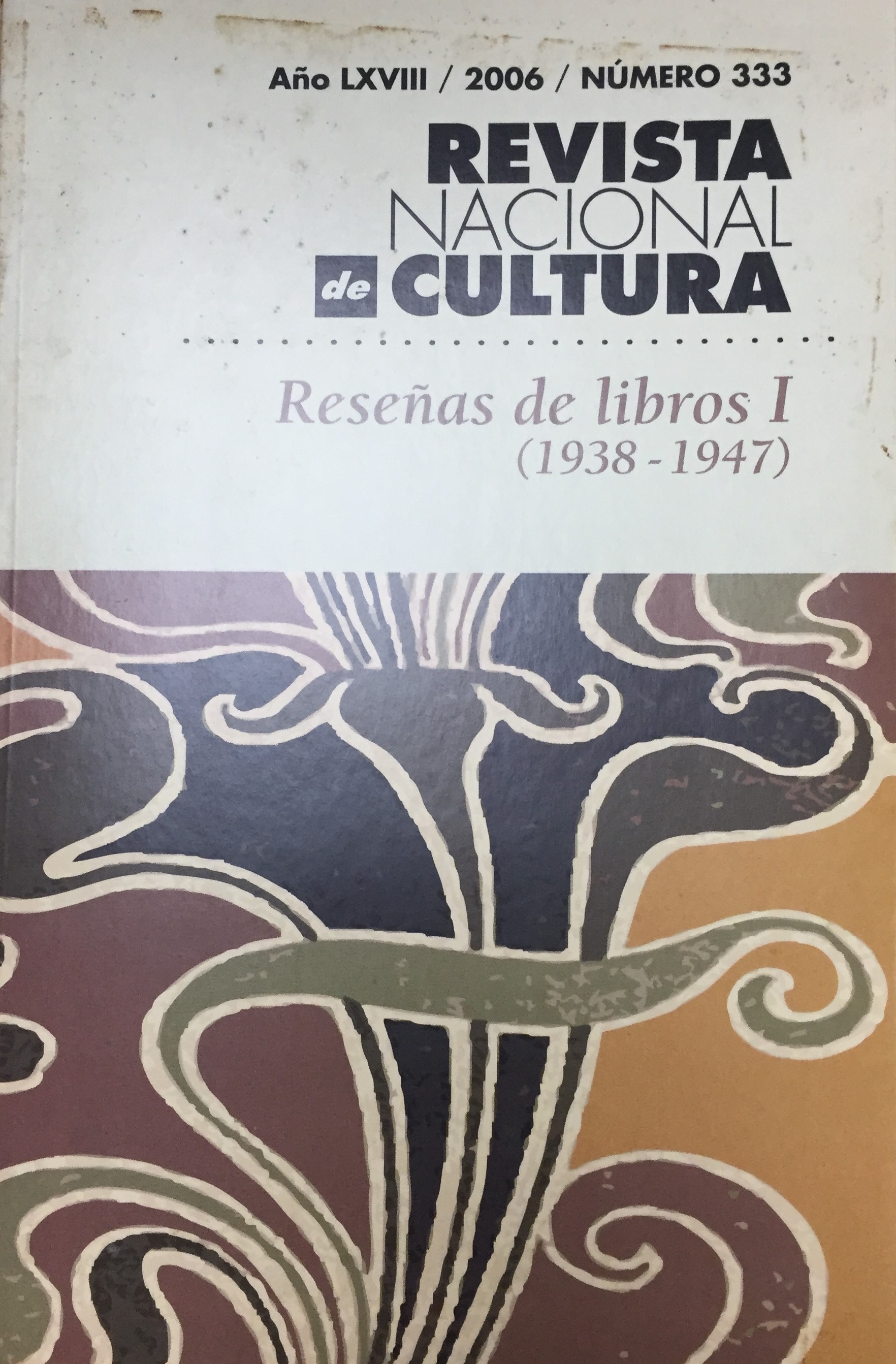 Revista Nacional de Cultura 333